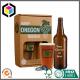 High Quality Wine Corrugated Shipping Box; Green Color Print Wine Shipping Box
