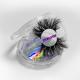 Magnetic Box Real Mink Fur 5D Mink Eyelashes Private Label 25mm Length