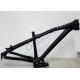 Black 26er Aluminum Dirt Jump Bike Frame Customized Painting Design