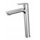 Electroplating Wash Basin Faucet Mixer Tall Single Hole Vessel Sink Faucet