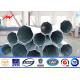 69kv 25ft 75ft Galvanized Steel Plate  Steel Power Pole for Electrical Power Transmission and Distribution