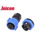 Jnicon M19 Waterproof Panel Mount Connector , IP67 Panel Mount Connector