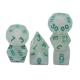 Smooth Crystal Resin RPG Dice Handcraft Resin Polyhedral Dice