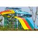 Multi Lane Variable speed Race Water Slide , Water Park Equipment for Kids