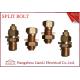 High Strength Brass Electrical Wiring Accessories / Yellow Split Bolt Connectors