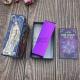 UV Coating Printing Box Psychic Tarot Oracle Cards Deck Recyclable With Purple Edges