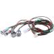 RGB Three Color Led Indicator Light Waterproof Signal Pilot Lamp With Cable Connectors 12-24V