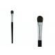 Black Professional Synthetic Hair Makeup Brushes / Flat Top Concealer Brush