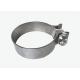 O Type Stainless Steel Narrow Band Bolt 2.25 Exhaust Clamp