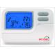 LED Blue Backlight Programmable Thermostat With Manual Override Mode