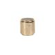 Gold Cylindrical Zinc Alloy Perfume Cap Packaging Free Sample