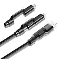 6 IN 1 Mobile 5G Lightning Usb C Micro Usb Cable TPE Shell