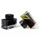 15 Ml Flat Square Glass Ink Bottle Pen Separate With Black Cap