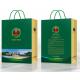 flat handle kraft paper bag, cheap brown paper bags with handles, Cheap prices Discount Shopping Bags with logo print