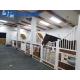 High Resistant Q195 Horse Stable Fronts European Horse Stall With Steel Tubes