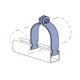 Galvanized Zinc Plated P Type RGD Strut Pipe Clamps 1.5MM Thickness