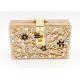 Fashion customize jewel box ladies party bag bridal handbag acrylic clutch bag
