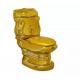 Concealed Tank Sanitary Ware Toilet Modern Home Or Hotel Gold Ceramic