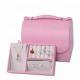Multi Color Leather Jewelry Box Portable Lightweight For Chiristmas Gift