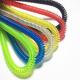 Stainless Steel Wire Strong Colored Custom Coiled Cords For Protection Leashes