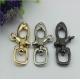 Novelty design handbag 20 mm nickel color metal spring trigger snap hooks for leather strap