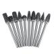 10PCS 6X10mm Carbide Rotary Carving Burrs Set for CNC Tool Grinder in 1/4 Shank