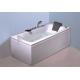 6 Big Water Jets Bubble Bath Jetted Tub , Heated Whirlpool Tub With SS Frame