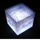 RGB LED glowing square beer ice bucket