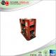 Customized cardboard pallet display stand with counter tray