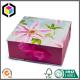 Matte Pink Color Paper Packaging Gift Box; Small Size Regid Gift Packaging Box