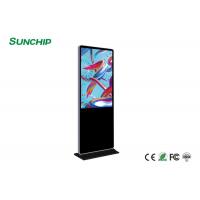 1920*1080 Touch Screen Digital Signage , 49 Floor Standing Digital Display