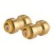 Tubomart Shark Bite Fitting Hot Sale Brass Push Fittings Water Pumbing Materials Fittings Brass Tee Elbow Brass Fittings