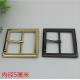 Free sample eco-friendly metal material zinc alloy 50 mm square coat pin belt buckle for women