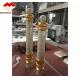 Modern Onyx Marble Column Polished Natural Stone Design for Staircase Pillars