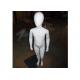 Boy Child Retail Display Mannequins Half - BodyBrushed Metal Base For Garment Shop