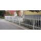 Outdoor / Indoor Wrought Iron Railing Courtyard Fence Black Finish Painting