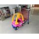 Supermarket kids metal shopping trolley With Baby Car and safety belt