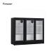 Hotel Dairy Freezer Small Triple Door Display Fridge Customized For Soy Milk