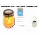 Sun light Jar Frosted glass is an ingenious portable solar powered light. It looks like a storage jar