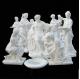 Apollo White Marble Statue for Garden, with Hand Carved and Polished Technic