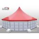 Round Enclosed High Peak Tents Luxury Permanent With UV Resistant