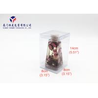 Two Inside Trays Rectangle Shape Clear Plastic Box Packging For Fragrance