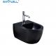 Bathroom WC pan SWJ1131MB White Wall Hung Bidet 490*370*300 mm size , Floor mounted bidet