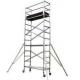 Silver Color Aluminum Mobile Scaffolding Tower For Construction /  Decoration