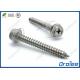 Stainless Steel 304 316 Philips Hex Washer Head Sheet Metal Screws with PVC Washer