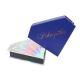 Luxury Chinese Blue Eyelash Packing Box With Hot Stamping Printing