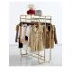 Floor Standing Portable Clothing Display Rack For Boutique Store Rod