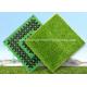 Polypropylene Yarn Interlocking Fake Synthetic Grass Decor 30*30cm 50*50cm