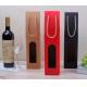 Manufacturers customized wine gift box single wine gift box custom window wine cartons custom