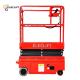 Lowering Speed 0.2m/S Small Electric Scissor Lift Indoor Use